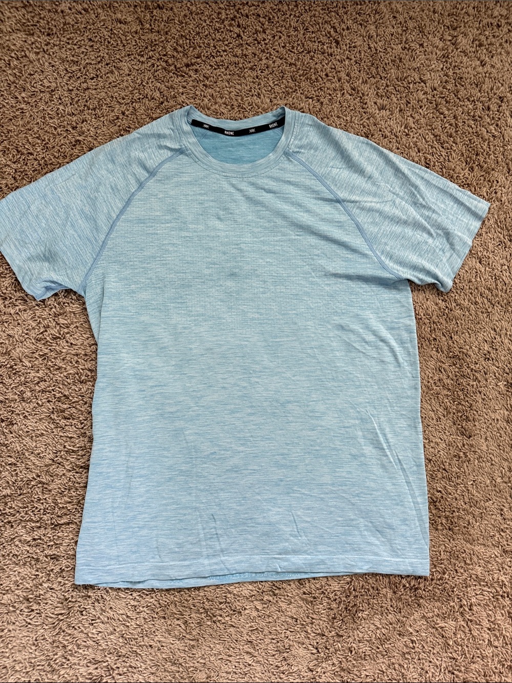 RHONE Light Blue Short-Sleeve Performance Tee